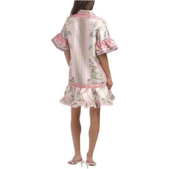 NANCY YANG Puff Sleeve Mini Dress - Picture 3 of 4